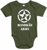 Baby Strampler kurzarm limitiert Handkäs Army Nr. 1