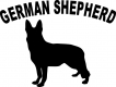 Autoaufkleber German Shepherd